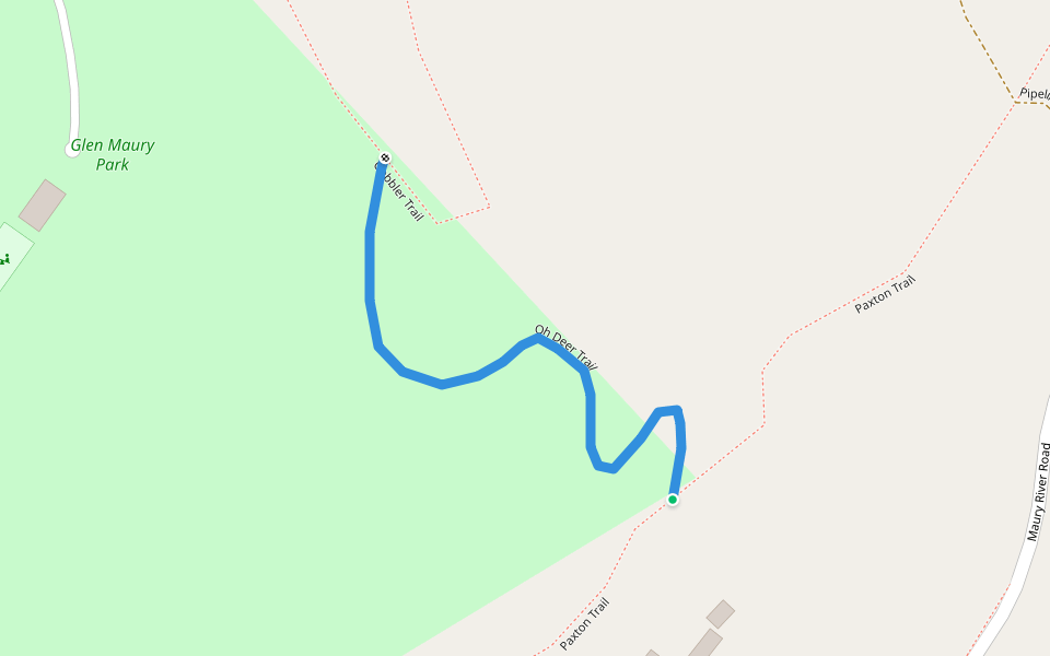 Oh Deer Trail walking route map in Buena Vista