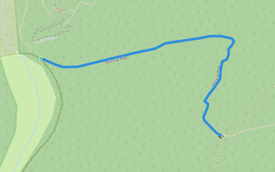 Otto-Eisel-Pfad walking route map in Dahn