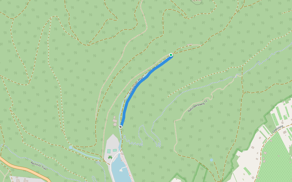 botanischer Pfad walking route map in Rechnitz