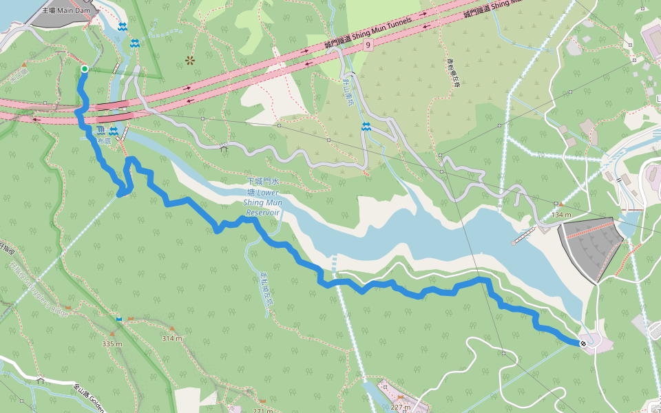 沙田郊野徑 (大圍新村 至 城門水塘段)