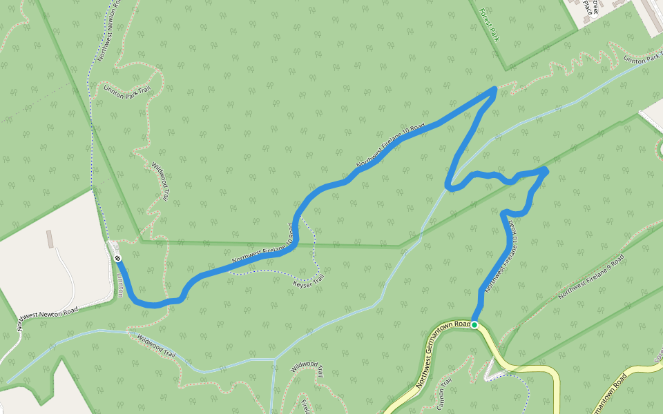 Northwest Firelane 10 Road