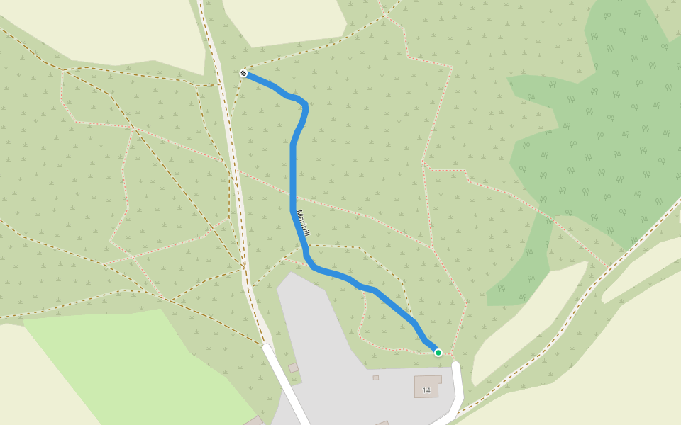 Maripili walking route map in Legarda