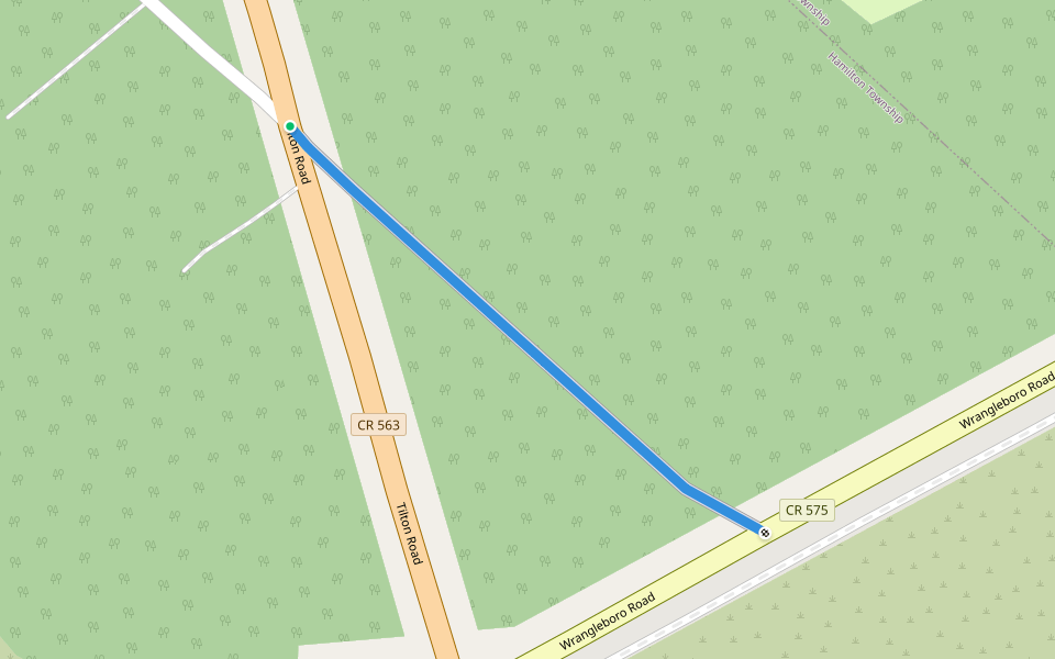 Drosera Street walking route map in Hamilton