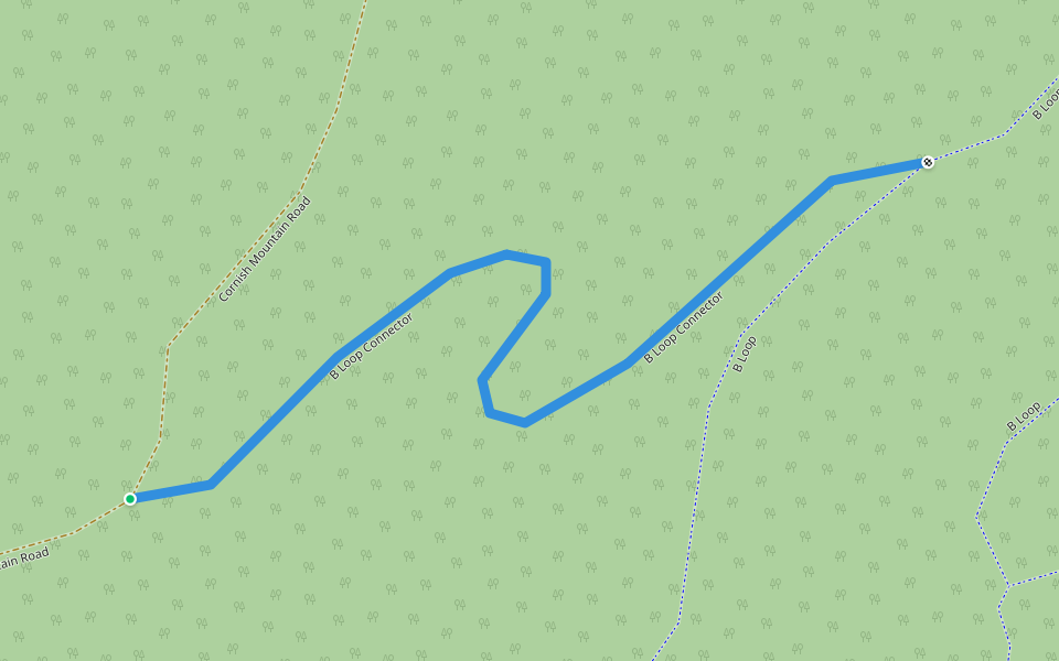 B Loop Connector walking route map in Wells