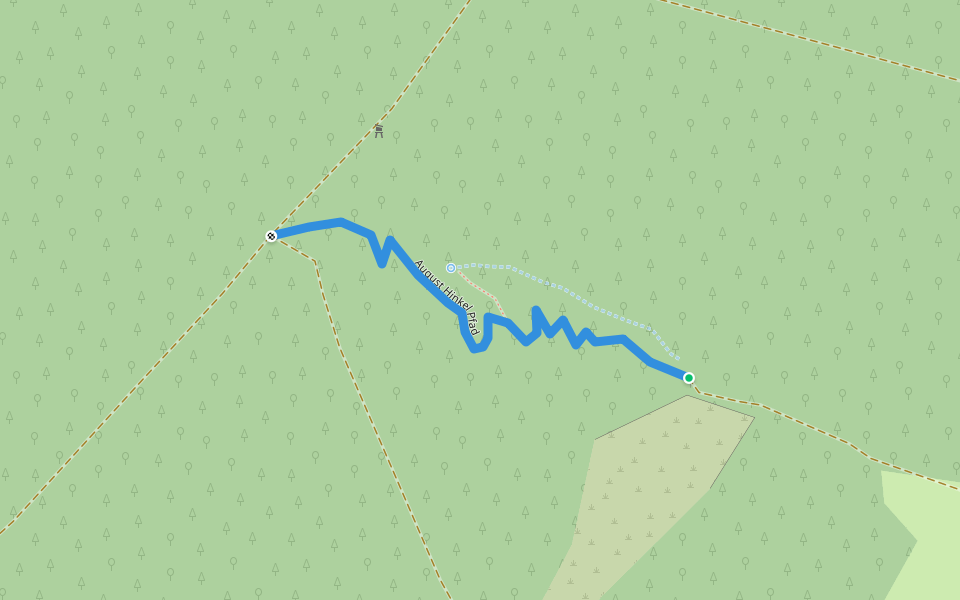 August Hinkel Pfad walking route map in Wilgartswiesen