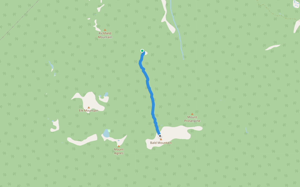 Powderhouse Trail walking route map in Likely