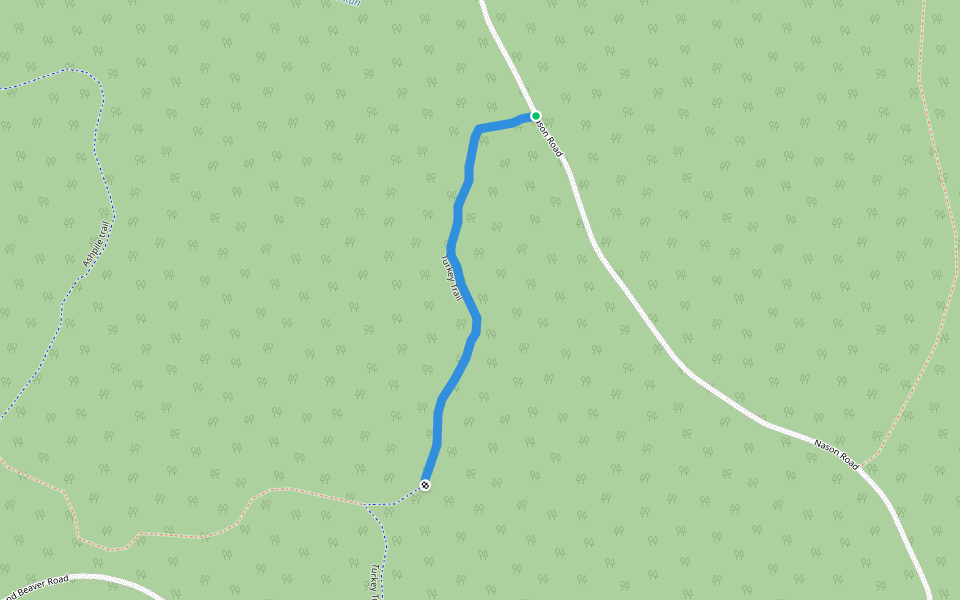 Turkey Trail walking route map in Philipsburg