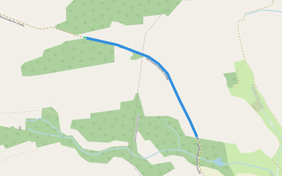 Old Rückersdorfer Straße Walking And Running Trail Neustadt in