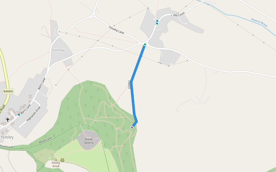 CNN33 walking route map in Pittcourt