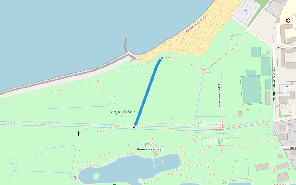 пляж "Дубковский"