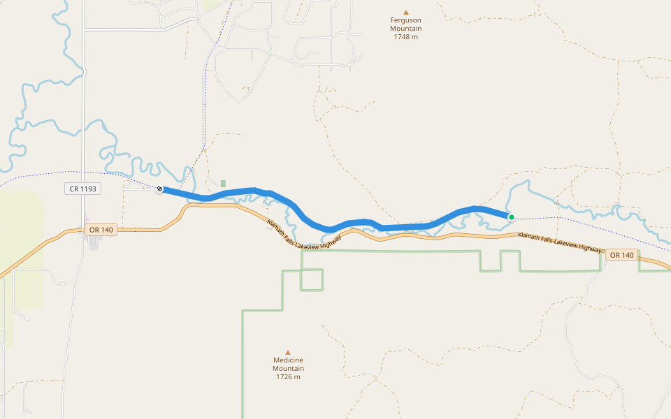 OC&E Woods Line State Trail Hiking Beatty, Oregon Pacer