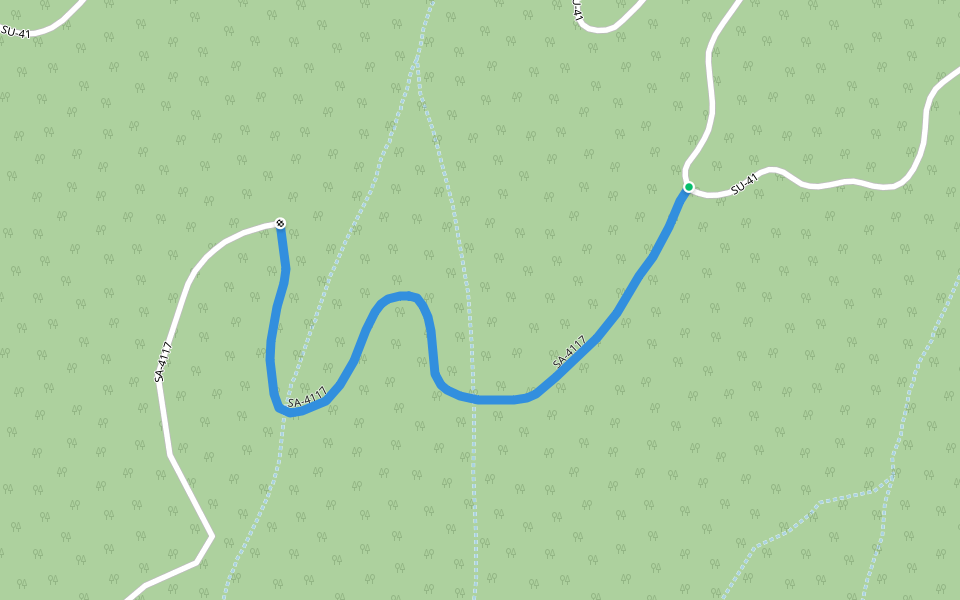 SA-4117 walking route map in Sumas