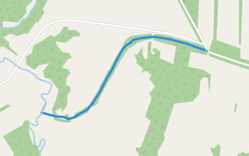 Старая Верхоишетская дорога walking route map in Slobodchiki