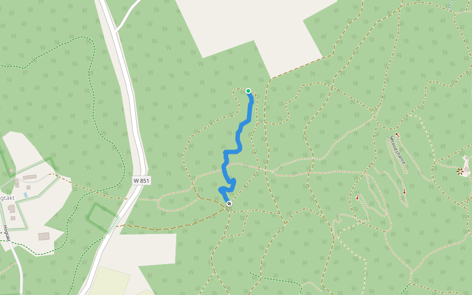 Every time she smiles walking route map in Falun