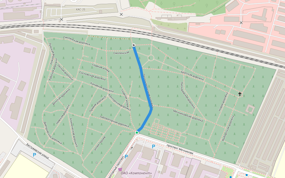 Петрокрепостная дорожка