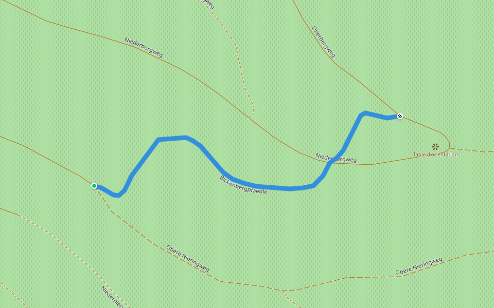 Bickenbergpfaedle walking route map in Soultzmatt