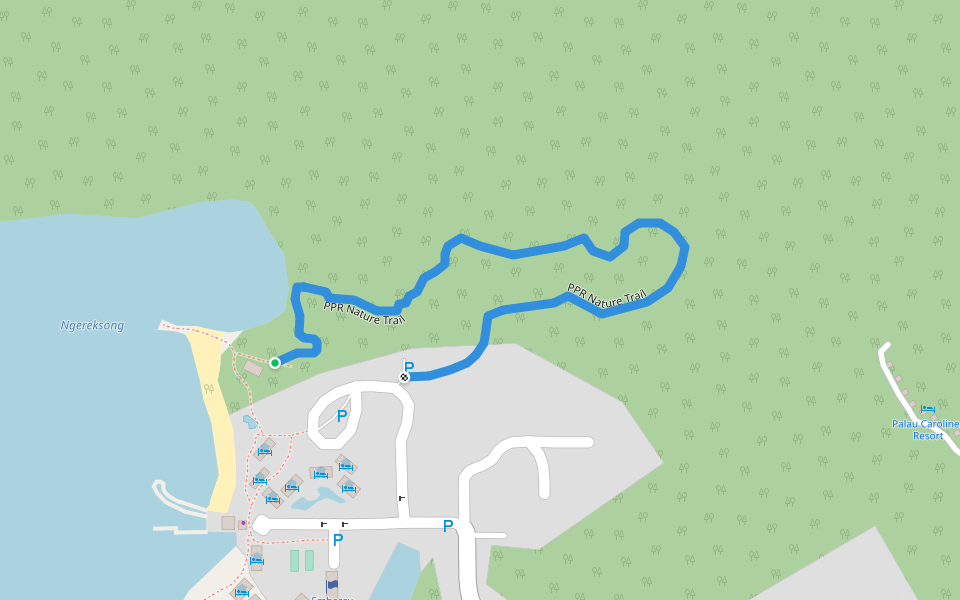 PPR Nature Trail walking route map in Meyungs