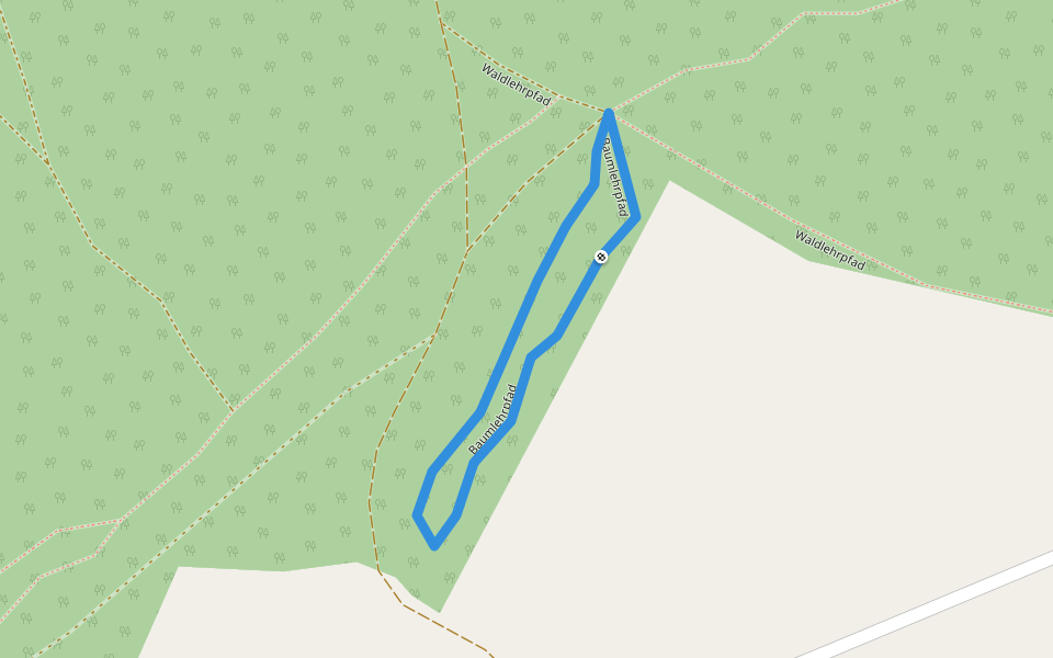 Baumlehrpfad walking route map in Parsberg