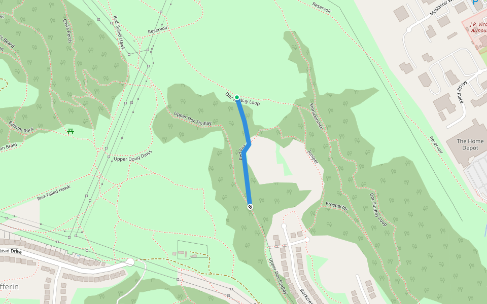 Red Fox Walking And Running Trail Kamloops, British Columbia Pacer