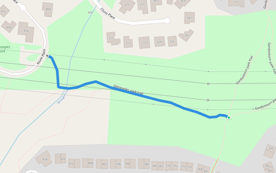 Gleneagles park trail Walking and Running Kamloops, British Columbia Pacer