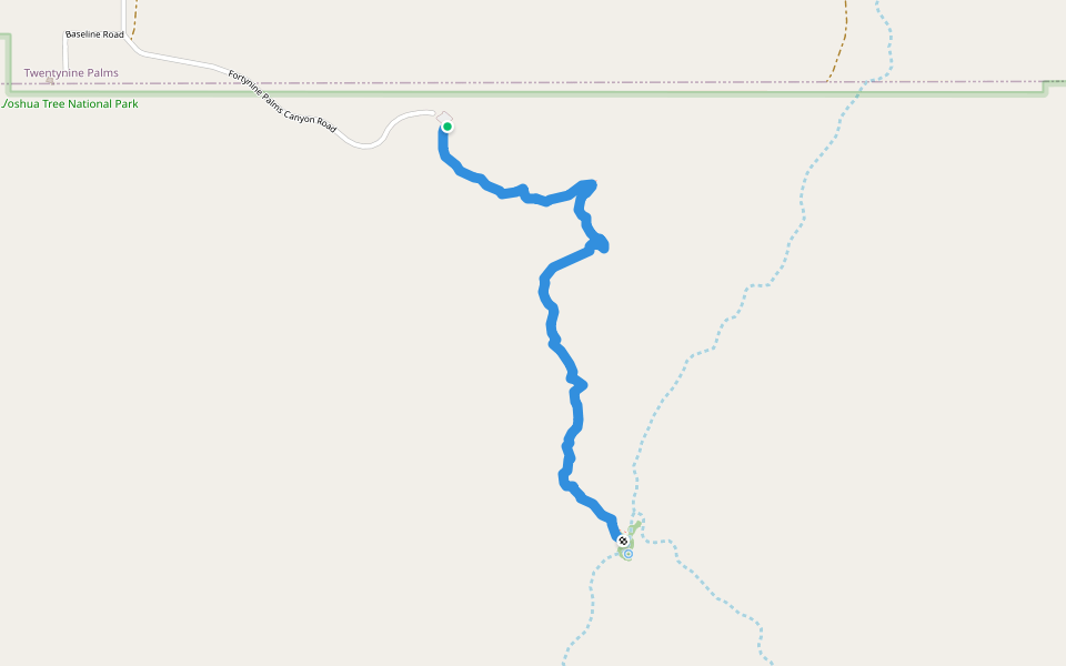 Fortynine Palms Trail