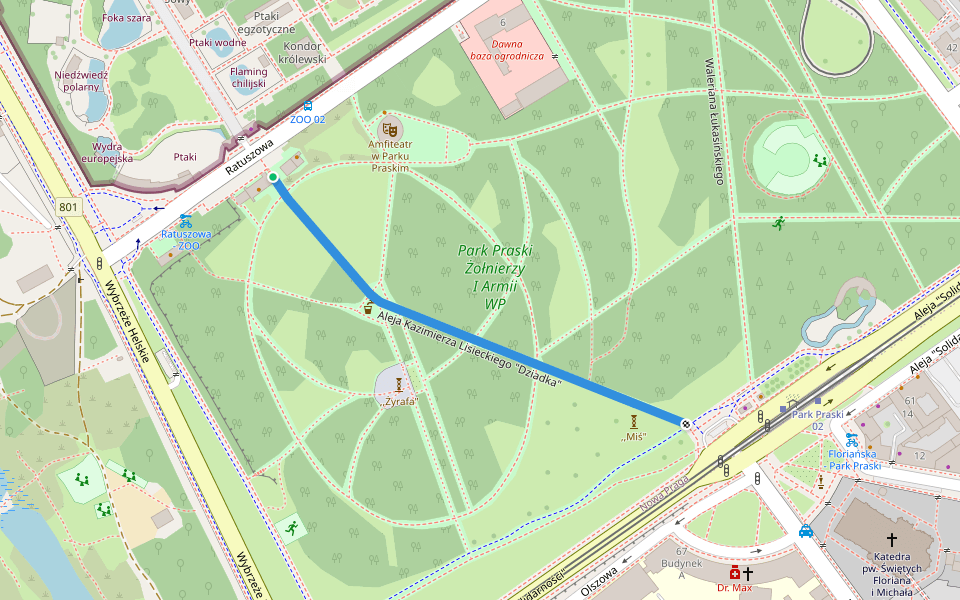 Aleja Kazimierza Lisieckiego "Dziadka"