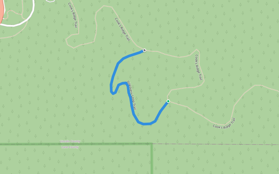 Discovery Loop Trail walking route map in Florence