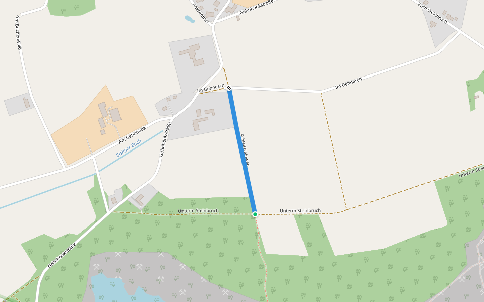 Schleifsteinweg walking route map in Bramsche