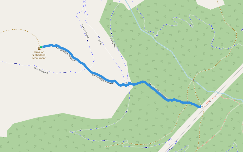 Ben Bhraggie Footpath