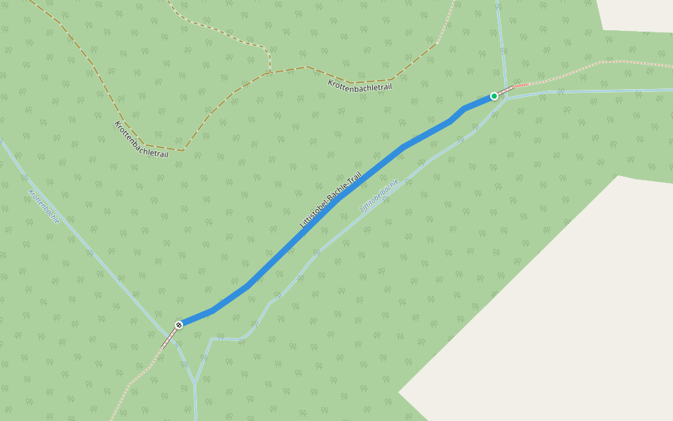 Littistobel-Bächle-Trail walking route map in Deggenhausertal
