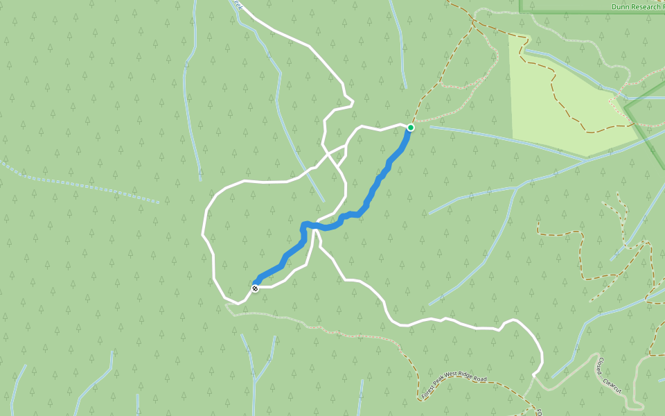 Vince's Trail (Starker closed) walking route map in Monmouth