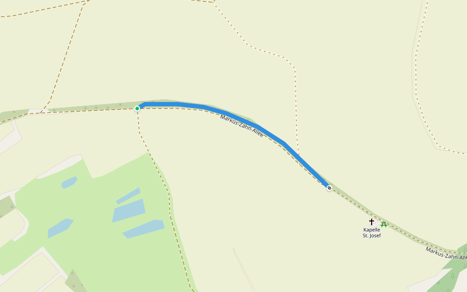 Markus-Zahn-Allee walking route map in Wunsiedel