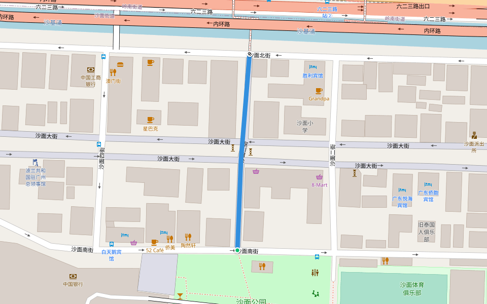 沙面三街