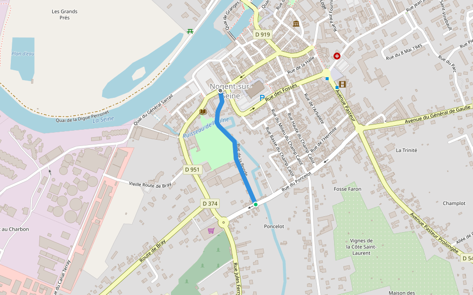 Rue de la Bonde Walking And Running Trail NogentsurSeine, Grand Est Pacer
