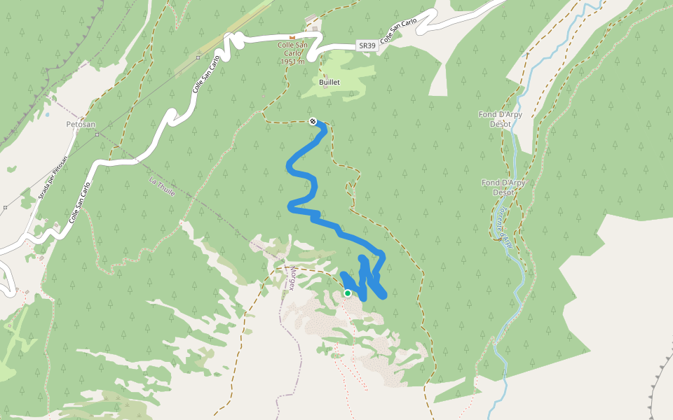 Sentiero Colle della Croce