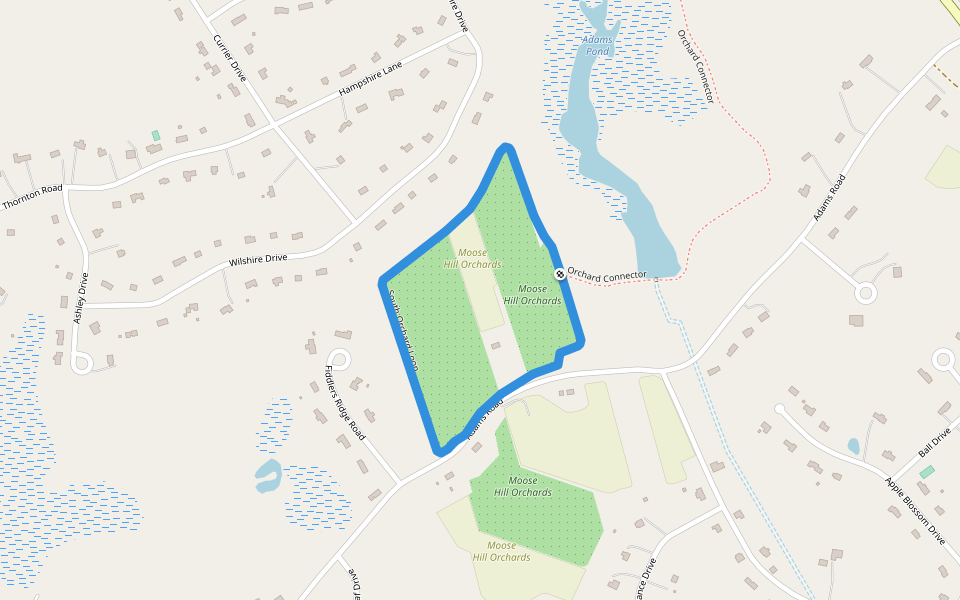South Orchard Loop walking route map in Londonderry