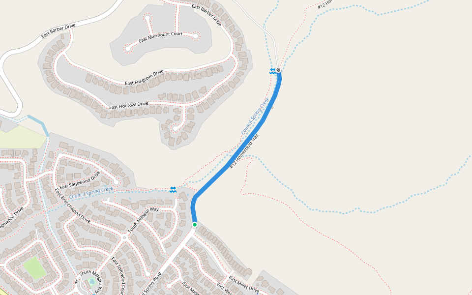 12 Homestead Trail Walking and Running Boise, Idaho Pacer