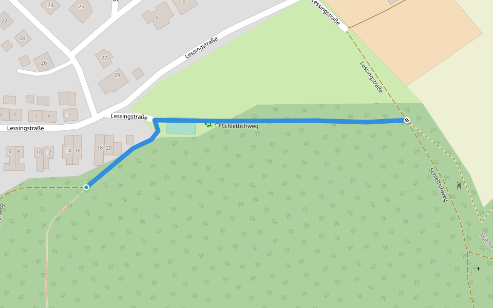 Schlettichweg walking route map in Eppingen