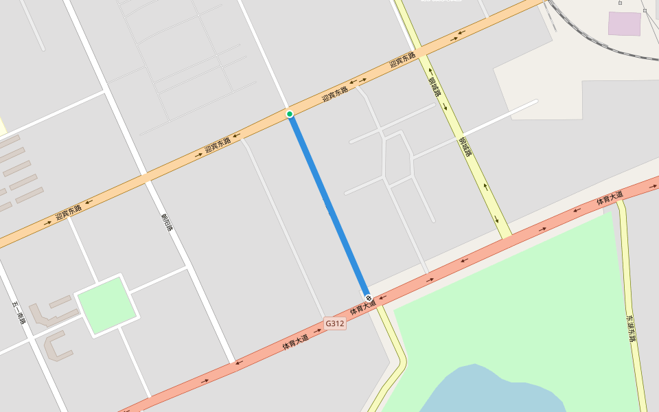 大唐路 walking route map in Jia Yu Guan Shi