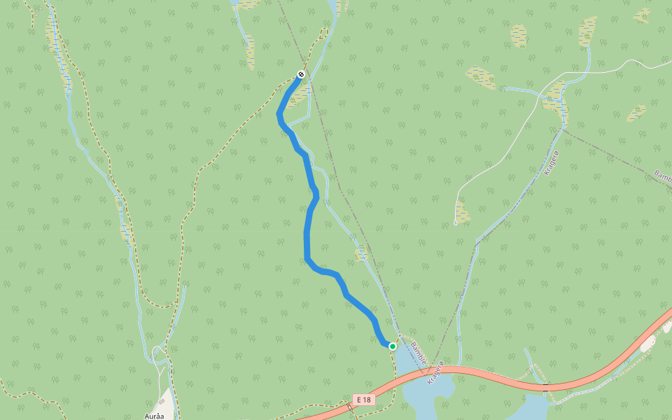 Stidal walking route map in Nordbø