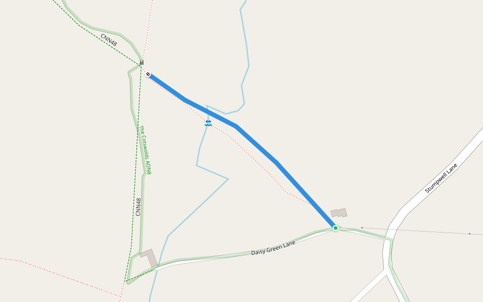 CNN49 walking route map in Howley