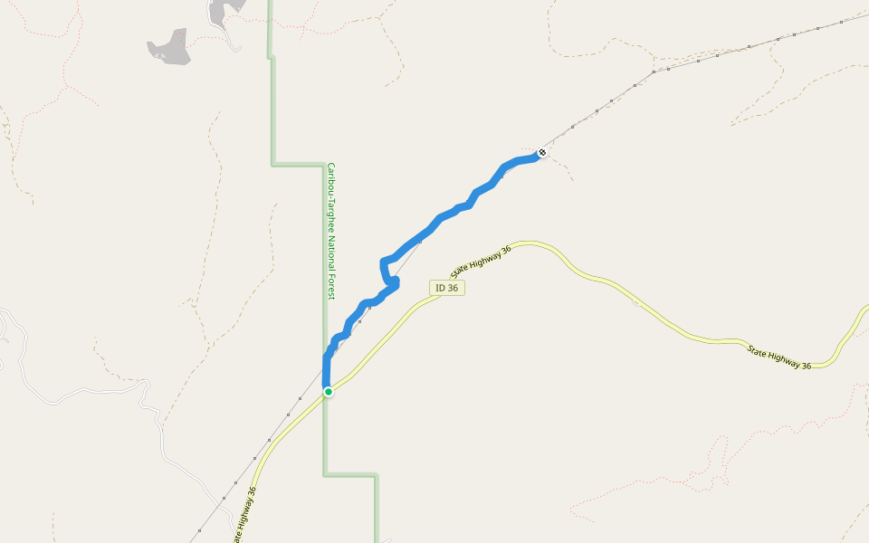 Williams Powerline walking route map in Preston