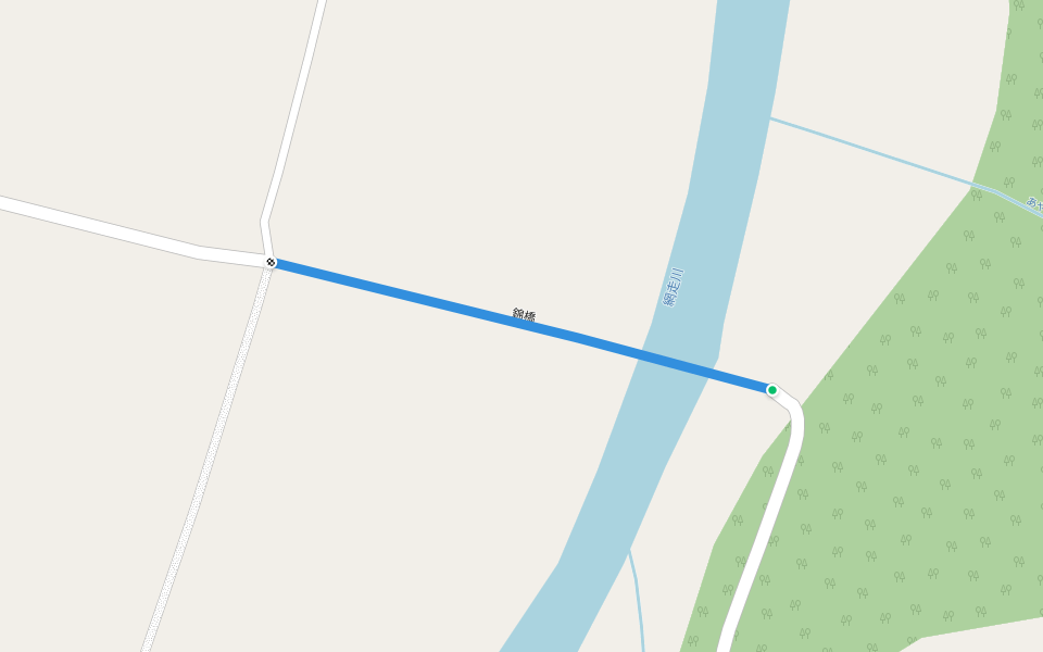 錦橋 walking route map in Bihoro