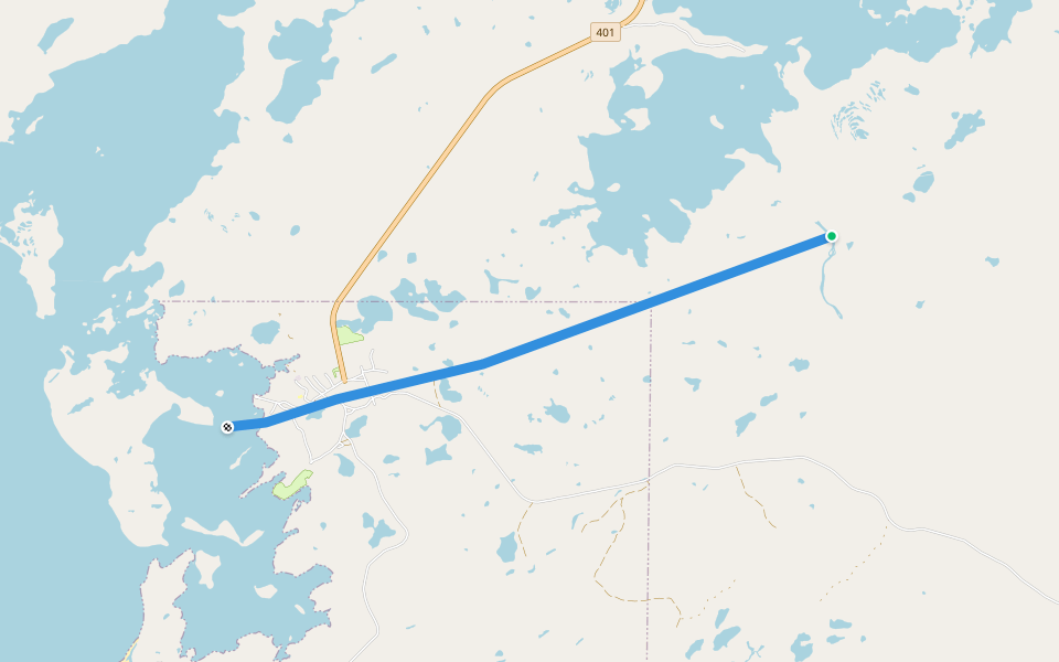 T'Railway walking route map in Howley