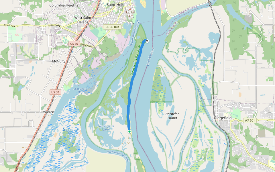 Warrior Rock Lighthouse Trail