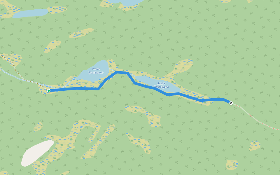sti om du legger godviljen til walking route map in Fidje
