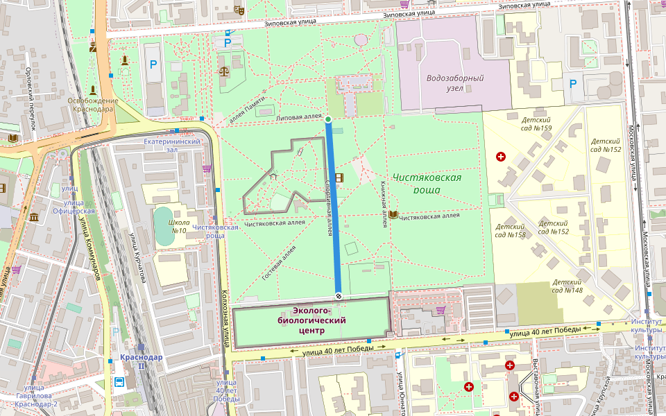 Спортивная аллея