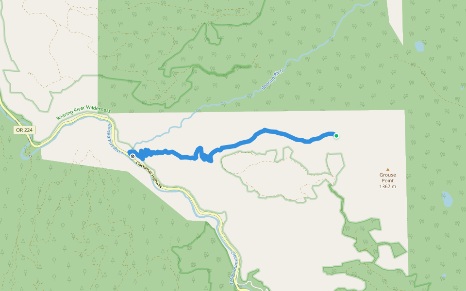 Dry Ridge Trail 518 Hiking Estacada, Oregon Pacer