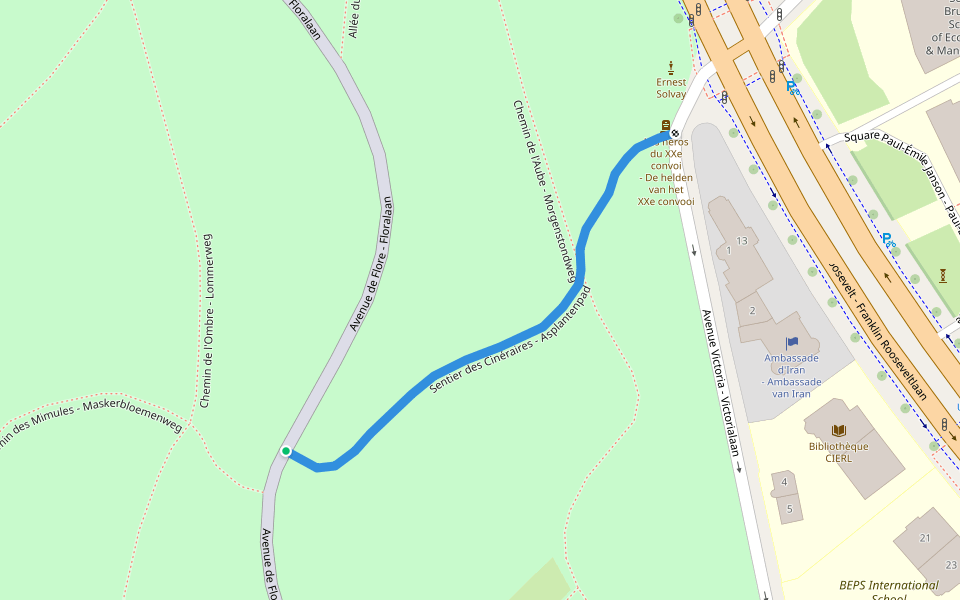 Sentier des Cinéraires - Asplantenpad