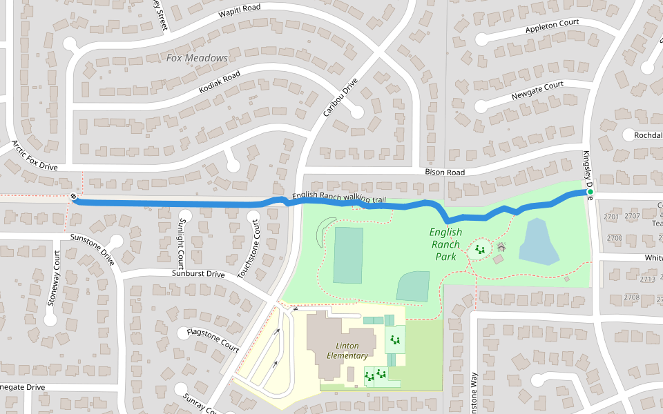 English Ranch walking trail